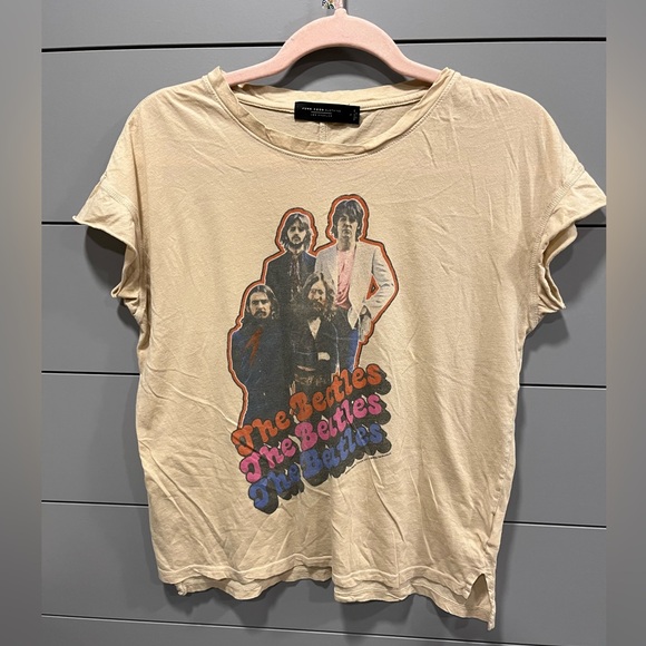 T-shirt Débardeur (tank Top) Junk Food Motif The Beatles - Taille M, Occasion Très Bon état